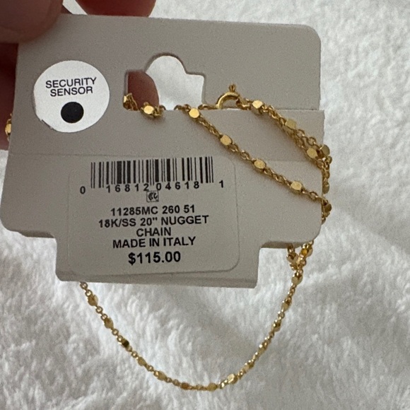 Giani Bernini 18K Gold over Sterling Silver Ankle Bracelet  Giani Bernini 18K Gold Over Sterling Silver Bracelet